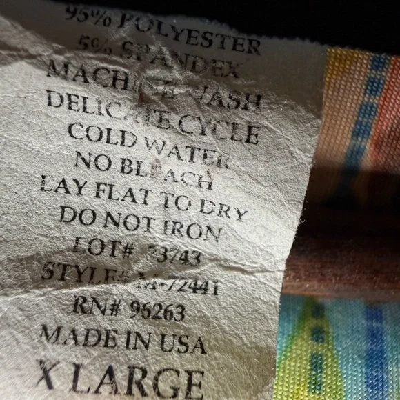 American City Wear Multicolor Geometric Top - Picture 7 of 7